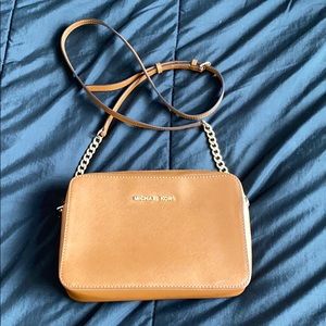 Michael Kors Jet Set Saffiano Leather Crossbody
